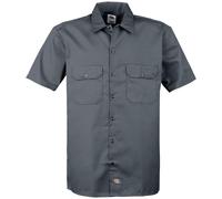 Dickies Short Sleeve Work Shirt Herren-Kurzarmhemd - charcoal M
