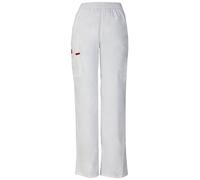 Dickies Signature Damenhose mit elastischem Bund, Weiß, Größe 4XL, weiß, XXXXL