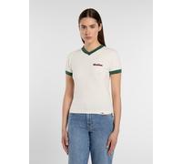 Dickies Slayden ringer leichtes T-shirt Frau Beige Size S