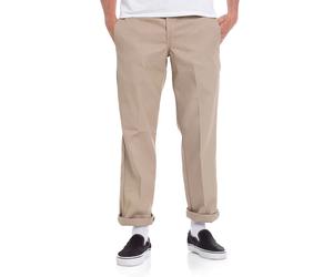 Dickies - Slim Straight Work 873 Khaki - Hose - Beige - W28 / L30 - 65% Polyester, 35% Baumwolle Beige W28 / L30