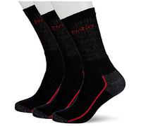 Dickies - Socks for Men, Cordura Work Socks, Pack of 3 Pairs, Black, 113