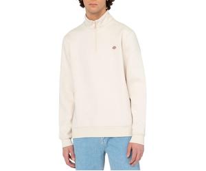 Dickies - Sweatshirt mit Stehkragen und Reißverschluss - Herren - Oakport Quarter Zip Retro - Oakport Quarter Zip Whitecap Gray für Herren Weiß M