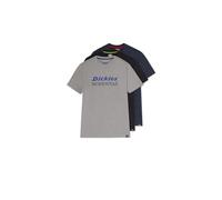 Dickies - T-Shirt for Men, Pack of 3 Rutland Tees, Better Cotton Initiative, Assorted Colours, M