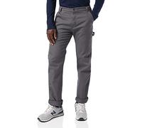 Dickies - Trousers for Men, Duck Carpenter Pants, Regular Fit, Stone Wash Grey, 40W