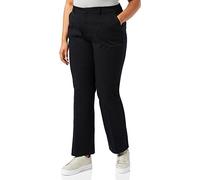 Dickies - Trousers for Women, Perfect Fit Straight Leg Pants, Action Flex Technology, Black, 27W