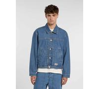 Dickies - Trucker denim Jacke mit falten, Herren, Blau, Größe: L