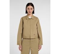 Dickies - Unlined cropped Eisenhower Jacke, Damen, Khaki, Größe: S
