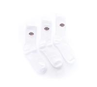Dickies - Valley Grove Pack of 3 Embroided White - Socken - Weiß - L/XL - 77% Baumwolle, 16% Polyester, 4% Elastan, 3% Polyamid Weiß L/XL