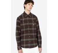 Dickies - Warrenton Dark Brown - Hemd - Braun - S - 100% Baumwolle,Flanell Braun S