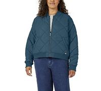 Dickies Women's Plus Size Quilted Bomber Jacket, Deep Sky, 3PS