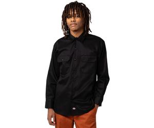 Dickies Work Shirt Long Sleeve Rec Black L