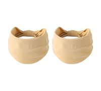 Dickly 2 Stücke Kopfband Haarband Weich bequemer Stretchgürtel elastischer Schweißbandbandanas zum Laufen Fitness -Tennisfußball, Khaki