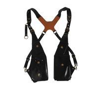 Dickly Medieval Leder Fanny Pack Gürteltasche für Männer, Outdoor Holster Pouch Taschen Handytasche Unterarm Umhängetasche Crossbody Geldgürtel Nordic Retro für Reisen Camping Wandern, Style g