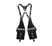 Dickly Medieval Leder Fanny Pack Gürteltasche für Männer, Outdoor Holster Pouch Taschen Handytasche Unterarm Umhängetasche Crossbody Geldgürtel Nordic Retro für Reisen Camping Wandern, Style i