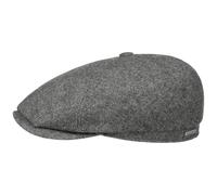 Dickvale Herringbone Flatcap by Stetson grau S (54-55 cm)