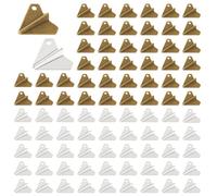 DICOSMETIC 100 Stück 2 Farben Papierflugzeug Charme In Großer Menge Im Tibetischen Stil Aus Legierung 3D Papierflugzeug Anhänger Kleine Flugzeug Charms Metall Flug Anhänger Für Schmuckherstellung