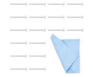 DICOSMETIC 20 Paar 925 Sterling Silber Ohrring Posts Flache Pad Ohrringstecker 2mm Silber Ohrring Pads Rohlinge Ohrringstift Mit 100 Stück Ohrmuttern Für Die Schmuckherstellung