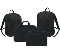 DICOTA Eco Backpack BASE 15-17.3 - leichter Notebook-Rucksack mit Schutzpolsterung und Stauraum, schwarz
