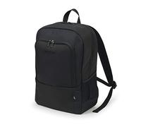 DICOTA Eco Backpack BASE 15-17.3 - leichter Notebook-Rucksack mit Schutzpolsterung und Stauraum, schwarz