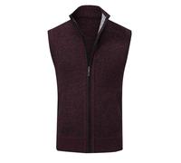 Didadihu Leichte Steppweste Herren - Fleece Fleeceweste 5Xl Steppweste Weste Bodywarmer Leichte Arbeitsweste Softshellweste Vest Herbst Winter Slim Fit,Rot,Xxl