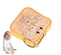 Didget Keyring -, Robot Squeeze Keechhain - Mini Schlüsselanhänger Pop Keyring - Filler für Partytüten Bubble Sensory Fidget Toy Für Die Tasche Für Den Hausgeburtstag Erwachsene Kinder