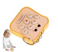 Didget Keyring -, Robot Squeeze Keechhain - Mini Schlüsselanhänger Pop Keyring - Filler für Partytüten Bubble Sensory Fidget Toy Für Die Tasche Für Den Hausgeburtstag Erwachsene Kinder