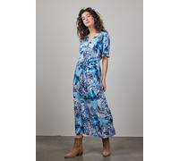 DIDI Dress Nova In Offwhite With Blue Azur Fusion Print Größe: 34 | Maxikleider Outlet | Damen | Blau