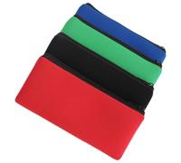 Didiseaon 4 Stück Leichtes Neopren Federmäppchen für Kinder Großes Stifteorganizer mit Robustem Material Multifunktionale Aufbewahrungstasche für Schule und Büro