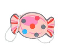 Didiseaon Kinder Kleiner Crossbody Tasche in Candy Form mit Reißverschluss und Verstellbarem Gurt Handliche Umhängetasche für Mädchen zum Karneval und Freizeit 8.3x4.3x2 Zufällige Farbe