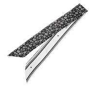 Didiseaon Vintage Seidenschal Haarband mit Knoten Schmales Elastisches Haarband aus Nachgeahmtem Seidenstoff Modisches Frisurzubehör für Damen bei Verschiedenen Anlässen