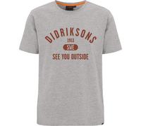 Didriksons Harald USX T-sh COL grey melange (008) S