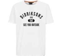 DIDRIKSONS Herren Shirt HARALD USX T-SH COL (505981) L Snow white