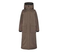 Didriksons Leya Parka Long W - Mocha Brown - 40