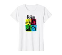 Die Beatles - CMYK Beatles T-Shirt, Damen, Weiß, L