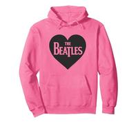 Die Beatles - Heart Love The Beatles Pullover Hoodie, Unisex für Erwachsene, Leuchtendes Pink, M