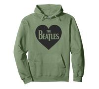 Die Beatles - Heart Love The Beatles Pullover Hoodie, Unisex für Erwachsene, Salbeigrün, XXL