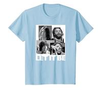 Die Beatles - Lass es Sein T-Shirt, Kinder, Himmelblau, 128