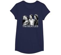 Die Beatles Windy Beatles T-Shirt, Mädchen, Marineblau, XS