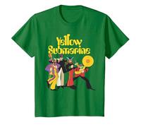 Die Beatles Yellow Submarine Party T-Shirt, Kinder, Dunkelgrün, 92