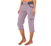 Die Discounter Caprihose Damen Sommer 7/8 Hose Baumwolle Arbeitshose Hohe Taille Sommerhose Einfarbig Sporthose Regular Fit Caprihose Freizeithose Jogginghose mit Taschen Arbeitshose Kurze