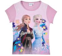 Die Eiskönigin 2 Anna und ELSA Mädchen T-Shirt (DE/NL/SE/PL, Numerisch, 98, Regular, Rosa 4)
