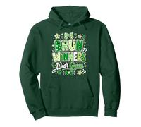 Die Gewinner des Green Field Day Team Bruh tragen grüne Lehrer Schüler Pullover Hoodie
