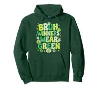 Die Gewinner des Green Field Day Team Bruh tragen grüne Lehrer Schüler Pullover Hoodie