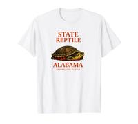 Die Rotbauchschildkröte von Alabama Preisgünstiges Grafik-T-Shirt, Herren, Weiß, L