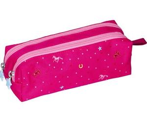 DIE SPIEGELBURG 0015491 Stifte-Etui Pferdefreunde (pink)