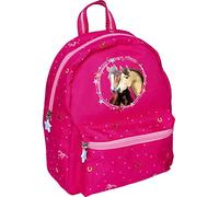 Die Spiegelburg 15487 Kindergartenrucksack Pferdefreunde (pink mit Glitzer)