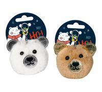 DIE SPIEGELBURG 16920 Pompom-Bär Anhänger Fröhliche Weihnachten!, sortiert