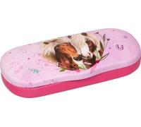 DIE SPIEGELBURG 18895 Brillenetui mit Putztuch - Pferdefreunde