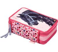 Mädchen Federmappe PFERDEFREUNDE Die Spiegelburg himbeer