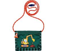 Brustbeutel Wenn Ich Mal Groß Bin - Bagger (13X10) In Grün